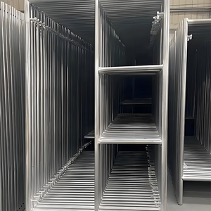 Khung cửa giàn giáo Heavy Duty thép có thể điều chỉnh di động xây dựng thang khung Hệ thống di động giàn giáo Bộ - Product Image 3