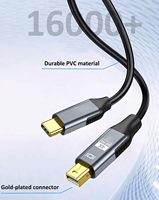 Câble USB C vers Mini DP 4K60Hz, adaptateur Type-C vers Mini DP, câble tressé avec coque en aluminium pour moniteur et ordinateur portable