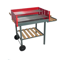 Barbecue portable réglable pour l'extérieur 107,5x52x101,5cm