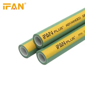 Ifan tubo de polipropileno, tubo de plástico de 25mm ppr, fabricantes de tubos pn25 20*3.5mm