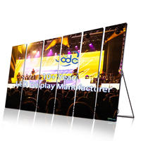 Pantalla LED Digital Interior Móvil Jode P2.5, Ultra Delgada, para Publicidad, con Frecuencia de Actualización de 3840Hz, para Centros Comerciales y Vestíbulos de Hoteles