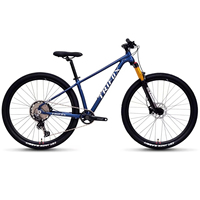 Leichtes Aluminium-Mountainbike mit Luftfedergabel BOOST-Lagernabe und SHIMANO M6100 12-Gang-Schaltung für Langstrecken-Trailtouren