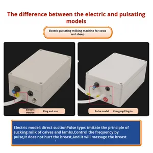 Năng suất cao có thể sạc lại chân không điện dao động bò và cừu máy vắt sữa cho hộ gia đình nhỏ trang trại bò sữa trang trại công cụ - Product Image 2