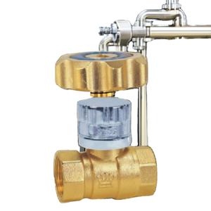 Vanne à boisseau sphérique verrouillable en laiton OEM 1/2-2 pouces contrôle de puissance manuel pour gazole Applications générales Angle Structure papillon - Product Image 1