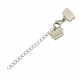 Anno Jewelry Stainless Steel Lobster Buckle With Teardrop Chain And Snake Head For DIY Jewelry Making Accessories - Product Image 1