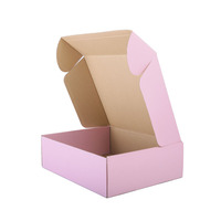 Boîte de conditionnement en papier ondulé, pour la livraison, gros, logo personnalisable, produit Recyclable