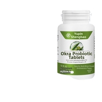 OEM Bamya Probiyotik Tabletleri Beyaz Barbunya Diyet Lifleri Prebiyotikler Özelleştirilmiş Dayanıklılık İçin Spor Beslenmesi 36g Shandong