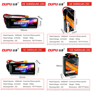 Batería Lihv 6S <span class=keywords><strong>para</strong></span> Dron DUPU, Batería Lipo FPV 22.2V/44.4V 16800/8500/9000/10000/12000/16000mAh <span class=keywords><strong>para</strong></span> Drones de Carreras FPV e Industriales - Product Image 5