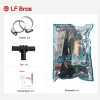 LF Bros pemanas air antibeku, pemanas air 220V 3KW pendingin gaya King untuk mobil otomatis