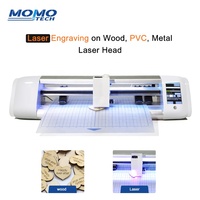 Mejor Precio Nuevo Diseño 10 pulgadas Mini Impresora de Vinilo Plotter Máquina de Corte Automático de Contorno con Software Signmaster