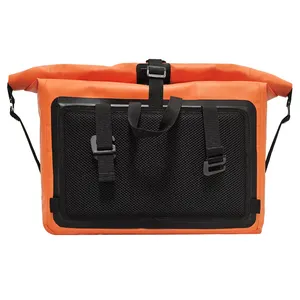 Bolsa de PVC para motocicleta, sacola de bagagem personalizada com saco seco para motocicleta