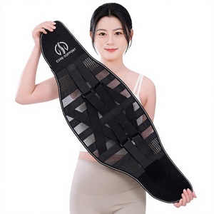 Cinturón de Soporte Lumbar Extra Ancho con Placa de Acero Doble, Soporte para la Espalda Baja para Fitness, Running y Yoga - Product Image 1