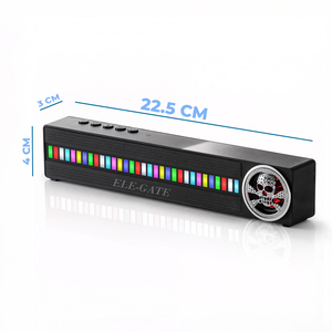 ลำโพงบลูทูธ Ele-Gate ดีไซน์รูปหัวกะโหลก พร้อมไฟ RGB LED เครื่องเล่นเสียงไร้สายแบบพกพา สำหรับใช้ในบ้านหรืองานปาร์ตี้ - Product Image 4