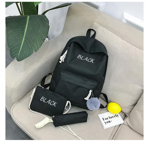 Mochila <span class=keywords><strong>de</strong></span> Tres Piezas, Nueva Mochila Moderna para Estudiantes <span class=keywords><strong>de</strong></span> Primaria y <span class=keywords><strong>Secundaria</strong></span>, Gran Capacidad, <span class=keywords><strong>Bolsa</strong></span> <span class=keywords><strong>de</strong></span> Viaje para Hombre y Mujer - Product Image 5