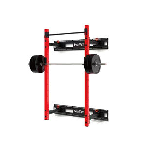 Rack per Squat Funzionale VIGFIT Montato a Parete, Regolabile, in Acciaio Commerciale, Attrezzatura per Palestra e Fitness, con Cavi e Ganci a J - Product Image 3