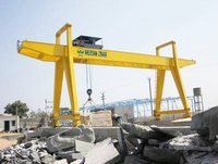 Pont roulant mobile à double poutre de type U avec cabine de commande montée sur rail, capacité de 3, 8 et 10 tonnes, avec moteur