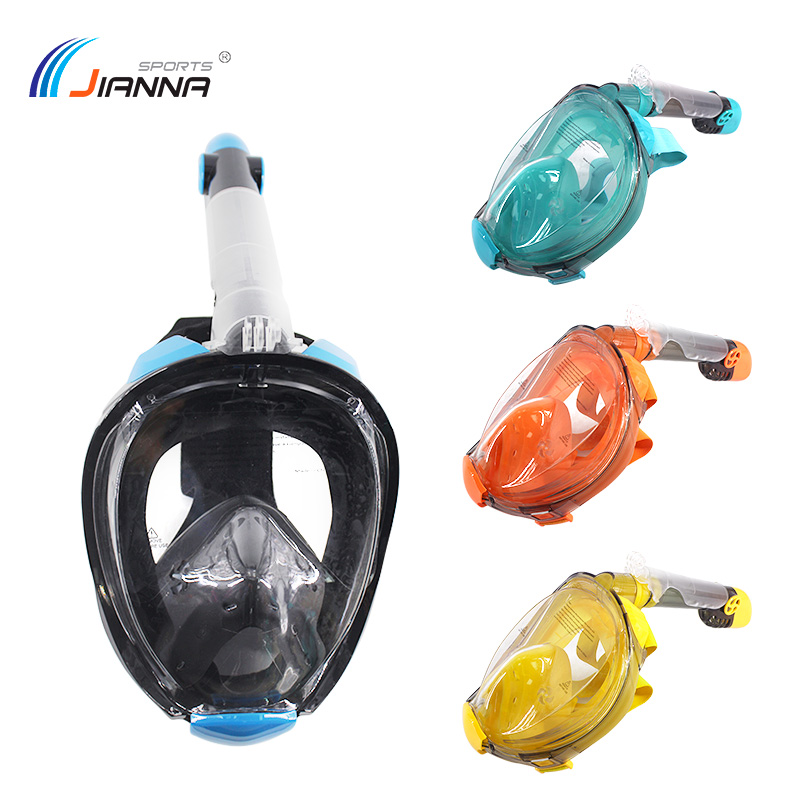 Cross-border adult children all dry diving mask anti-fog camera travel diving goggles snorkeling mask