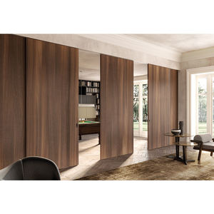 Porte coulissante en bois massif américaine avec quincaillerie, portes empilables en bois, système de glissière interne <span class=keywords><strong>pour</strong></span> la maison - Product Image 1