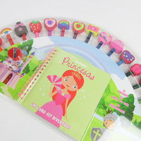 CDP Individuelles Kawaii Schulnotizbuch Schreibwaren-Set für Kinder Inklusive Stift Bleistift Notizbuch