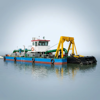 Kapal/Tongkang Angkut Pasir Baru China JM, Bucket Dredger, Cutter Suction Dredger, Mesin Diesel, Pompa Motor, Kedalaman Kerja 6m, Kecepatan 50m/jam