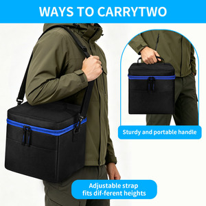 Propane Tank Storage Bag 40x40x25cm Oxford Fabric Durable Outdoor Use Rectangle Shape Large Capacity Tools Storage - Product Image 3