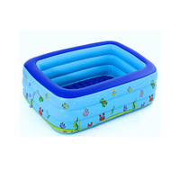 Qualitäts garantie 1,50 m Drei Stockwerke Aufblasbarer Pool PVC-Material Außen durchmesser 150*110*50 für 2-3 für Kinder