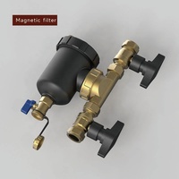 Filtre magnétique en laiton pour aimants à terres rares haute résistance, capture les contaminants ferreux, protège les pompes, l'équipement et les appareils ménagers