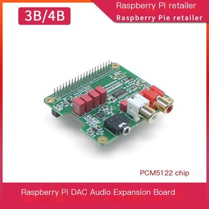 Carte d'extension audio HIFI DAC adaptée pour Raspberry Pi 3B+/4B, décodeur de niveau audiophile, module de lecture audio - Product Image 2