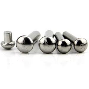 Haute qualité avec <span class=keywords><strong>prix</strong></span> bon marché M3 M3.5 M4 Aluminium acier inoxydable Pan Head Solid <span class=keywords><strong>Rivet</strong></span> Din674 - Product Image 1