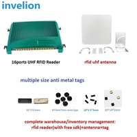 Lecteur RFID Impinj R2000 E710 Chip 840-960MHZ Longue Portée RFID 4 ports Lecteur UHF TNC ISO/IEC 18000-6C et 6B, EPC Classe 1 Gen 2