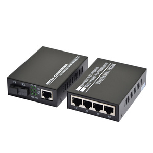 Convertidor de Medios de Fibra Óptica a RJ45 para Equipos de Telecomunicaciones - Product Image 2
