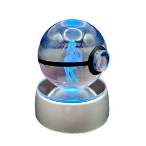 โมเดลค<span class=keywords><strong>ร</strong></span>ิสตัลบอล 3 มิติ ดีไซน์สร้างส<span class=keywords><strong>ร</strong></span><span class=keywords><strong>ร</strong></span>ค์ โปเกมอน มินเนี่ยน มิวทู พิคาชู เรืองแสง ปรับแต่งได้ ของตกแต่ง - Product Image 5