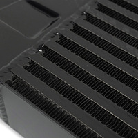 Plaque d'échangeur thermique de voiture Patrol Y61 ZD30 3.0 TD 97-07 Radiateur en aluminium noir RY-ZL001-BK 430x290x65mm