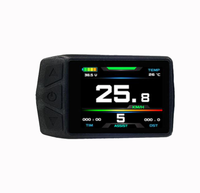 Écran LCD étanche pour vélo électrique KT TF01U, compteur de vitesse pour contrôleur de moteur de moyeu KT, 24V, 36V, 48V