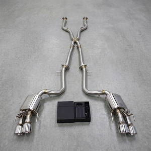 Tuyau d'échappement Boska Valvetronic pour Lexus RC F/5.0L 2015-2021, échappement sport à soupapes en acier inoxydable - Product Image 1