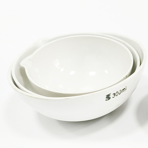 Bol d'évaporation en porcelaine céramique à fond rond de laboratoire de 30ml 100ml 250ml 500ml - Product Image 5
