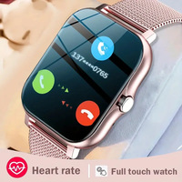 Reloj Inteligente Y13, el Más Vendido, con Podómetro, Monitor de Ritmo Cardíaco, para Llamadas, Resistente al Agua, Deportivo, con Pantalla Táctil Magnética