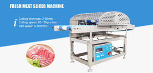 Máquina rebanadora automática de carne fresca para cortar pollo cabra vaca-Nueva condición para uso en restaurantes - Product Image 5