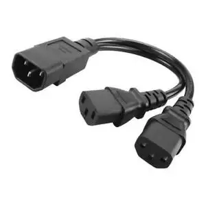 Top qualité 16 18 10A 250V IEC <span class=keywords><strong>C14</strong></span> mâle à 2 x <span class=keywords><strong>C13</strong></span> femelle <span class=keywords><strong>c19</strong></span> à c20 Y séparateur en forme de cordon câble rallonge cordon d'alimentation avec prise - Product Image 5