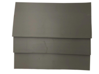 Tampon en mousse de caoutchouc flash gris clair JL 150x330x7mm pré-encré pour supports de tampons en aluminium, plastique et acier