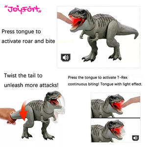 Figurine de dinosaure Mattel <span class=keywords><strong>Jurassic</strong></span> <span class=keywords><strong>World</strong></span> Movie Tyrannosaurus Rex-JCH02, jouet sonore et lumineux, articulations mobiles, pour enfants, garçons, cadeau - Product Image 2