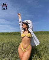 2023 fabricant Bikinis maillots de bain logo personnalisé femmes Mature Bikini maillots de bain Sexy