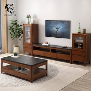 Original Factory Best Price Customize <b>Small</b> MOQ Ready Ship Modern <b>Wooden</b> Marble Coffee <b>Table</b> Eco-Friendly - Product Image 6