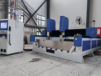 Granit/Marmor/Jade Dual Independent Spindeln CNC-Gravier maschine für architekto nische Dekoration/Grabstein schnitzerei/Kunst handwerk