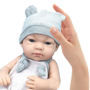 Cuerpo de vinilo niño y niña <span class=keywords><strong>Reborn</strong></span> recién nacido bebé muñecas barato 15 pulgadas suave silicona muñeca bebé recién nacido para la venta - Product Image 2