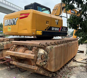 מצב טוב sany sy135c מחפר אמביבי חופר מכונת מחפר למכירה - Product Image 5