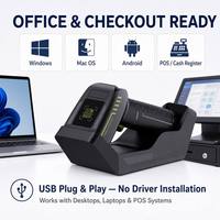 Lecteur de codes-barres portable, lecteur de codes 1D et 2D, reconnaissance de codes de paiement, capteur CMOS, utilisation en pharmacie, commerce de détail et entrepôt
