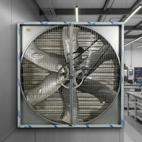 Ventilateur d'extraction à pression négative haute puissance de fabricant, ventilateur d'extraction push-pull pleine taille pour élevages, ateliers et applications industrielles