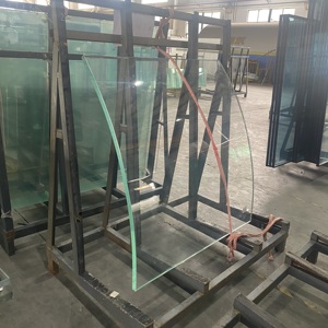 กระจกนิรภัยโค้งใสแบบโปร่งแสงสูง สำหรับตกแต่งภายในและภายนอกอาคาร - Product Image 2