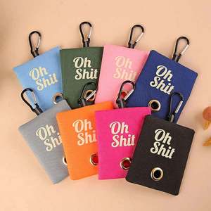 Dispensador de Bolsas para Excrementos de Perro para Viajes al Aire Libre, con Logotipo Personalizado, Funda de Lona y Nailon - Product Image 1